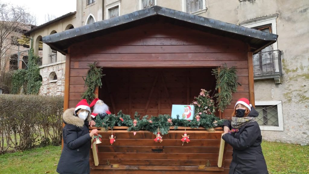 Il Giardino Di Babbo Natale Per I Disegni E I Messaggi Dei Bambini