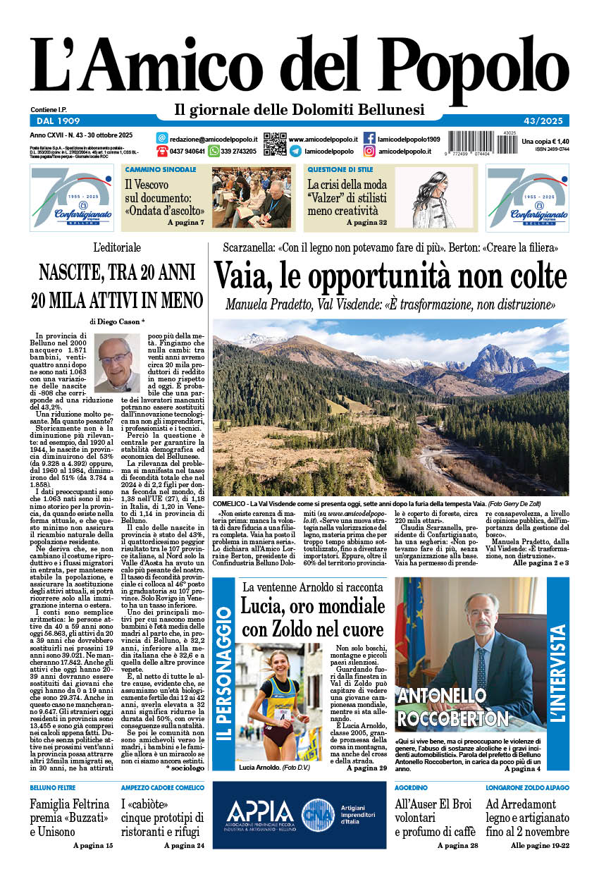 La prima pagina
