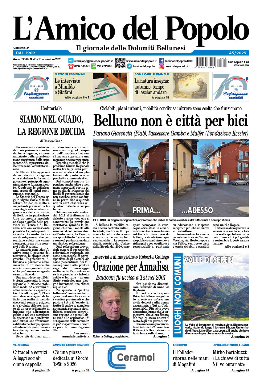 La prima pagina